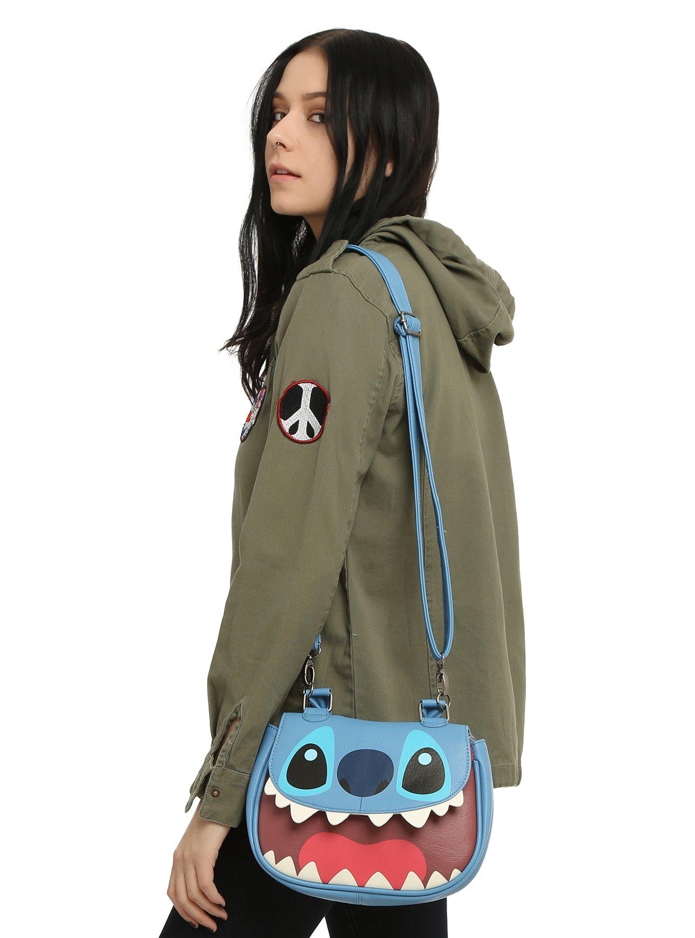Disney Lilo & Stitch Face Crossbody Bag, , hi-res