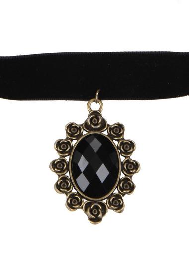 Black Gem Cameo Choker Hot Topic - Main Image