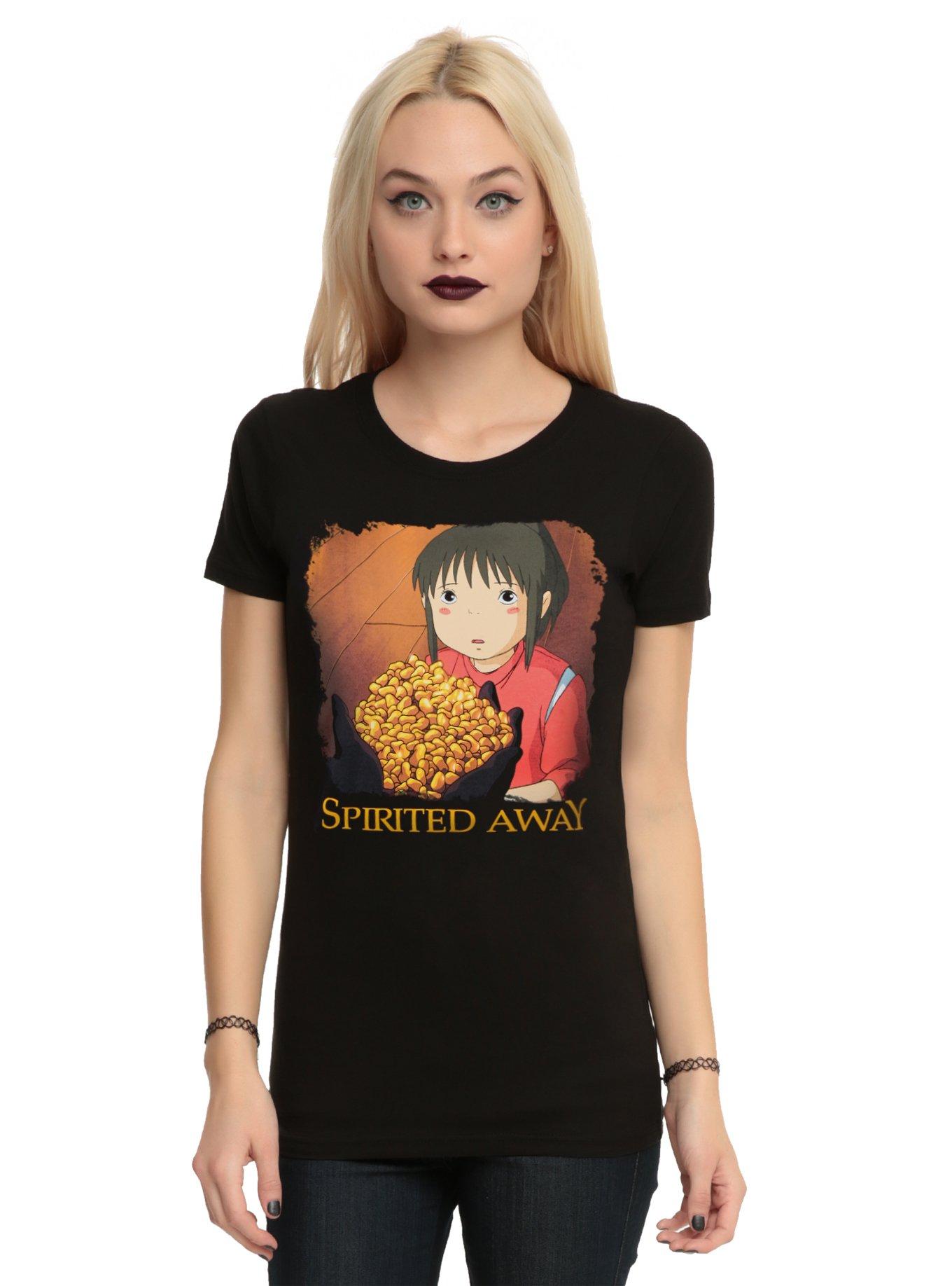 Studio Ghibli Spirited Away Chihiro Gold Girls T-Shirt, , hi-res