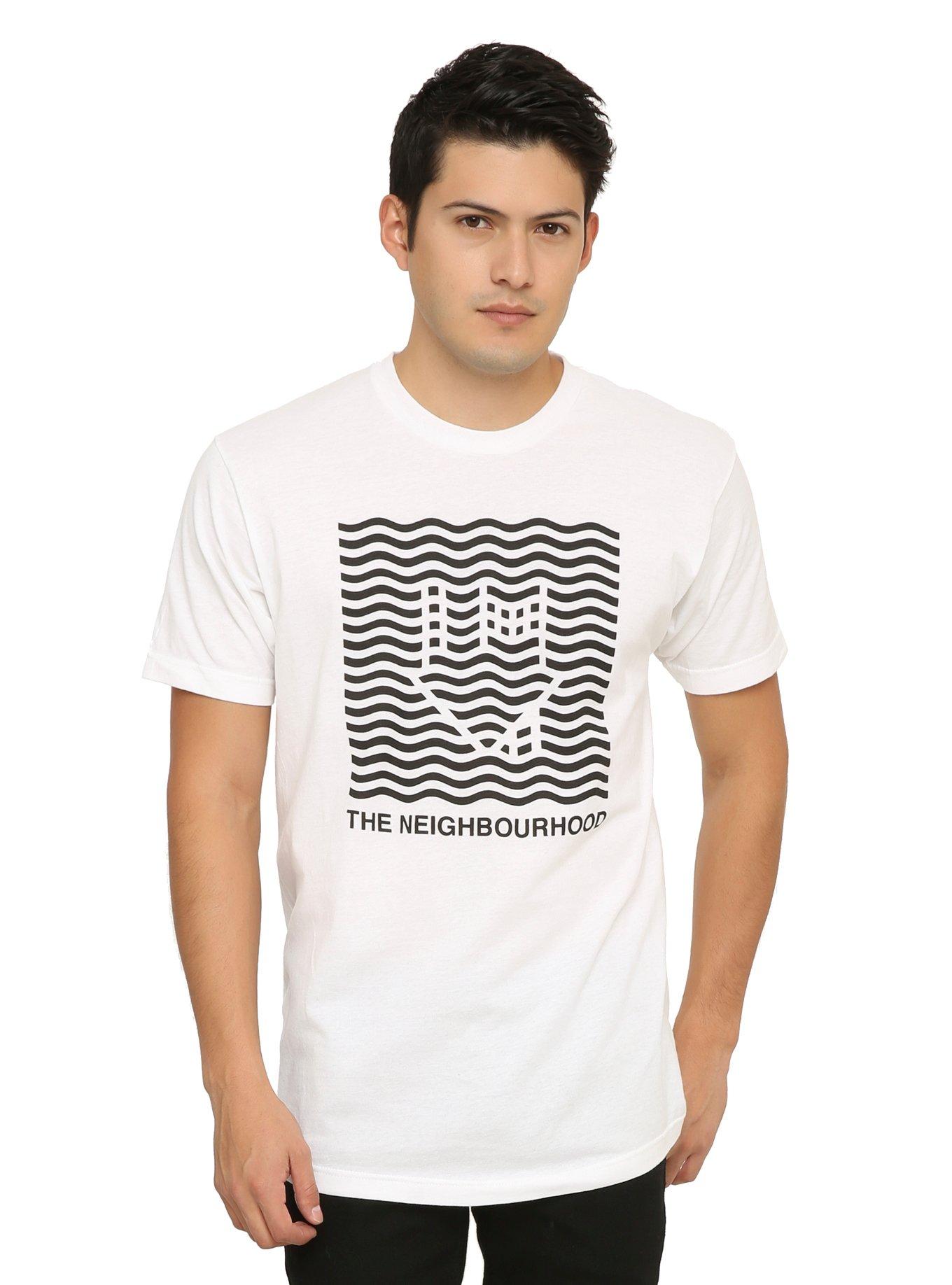 The Neighbourhood Wavy House T-Shirt, WHITE, hi-res
