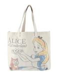 Loungefly Disney Alice In Wonderland Alice & Dinah Canvas Tote, , hi-res
