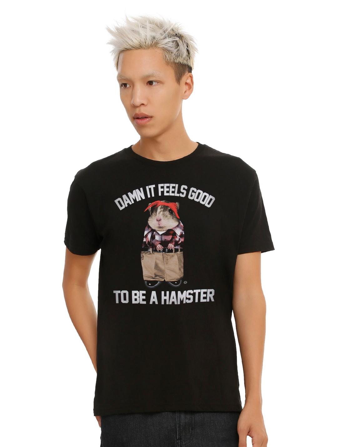 Damn Hamster T-Shirt, BLACK, hi-res