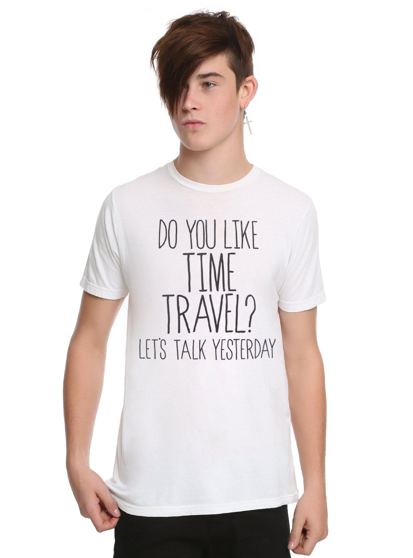 Do You Like Time Travel T-Shirt, WHITE, hi-res