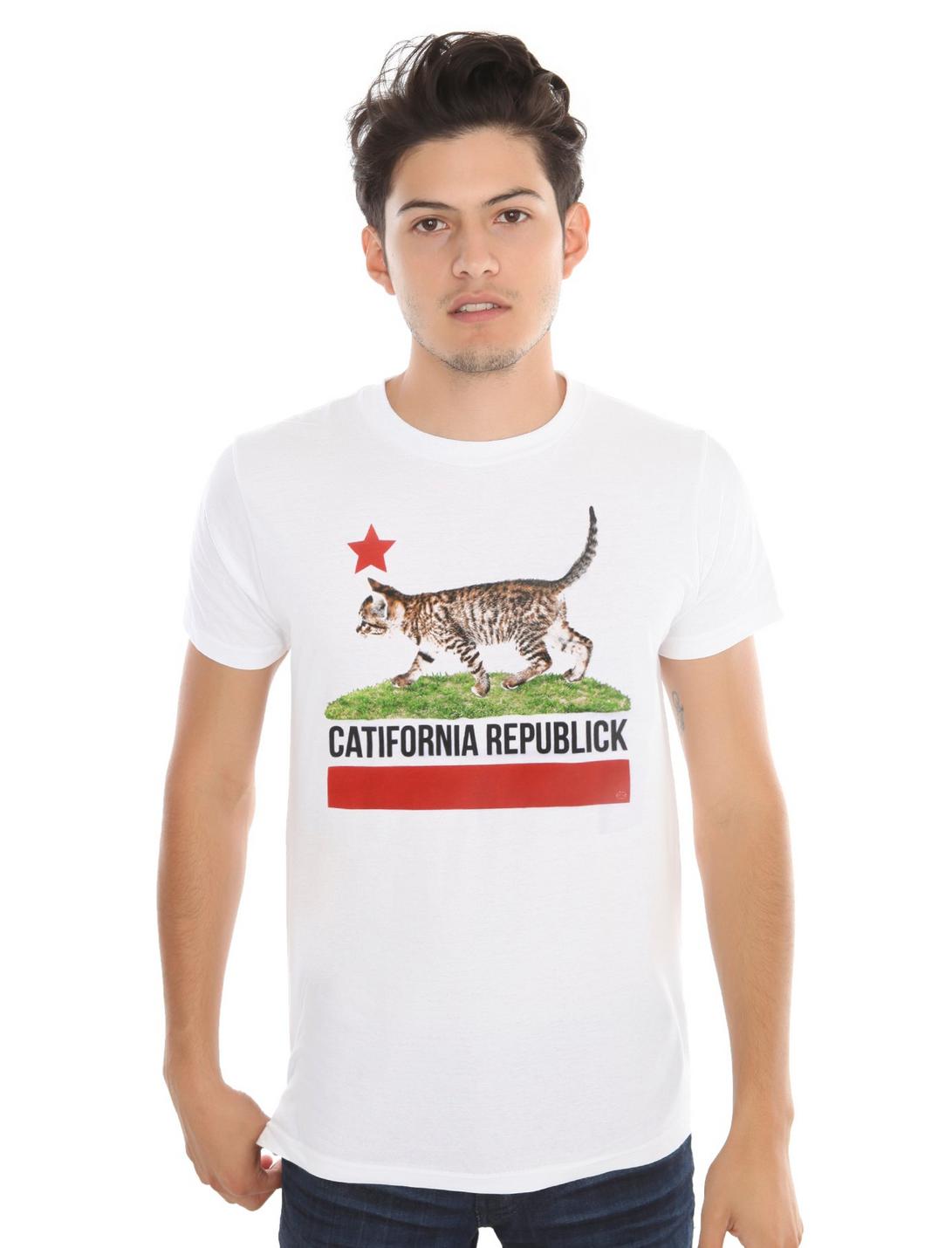 Catifornia Republick T-Shirt, WHITE, hi-res