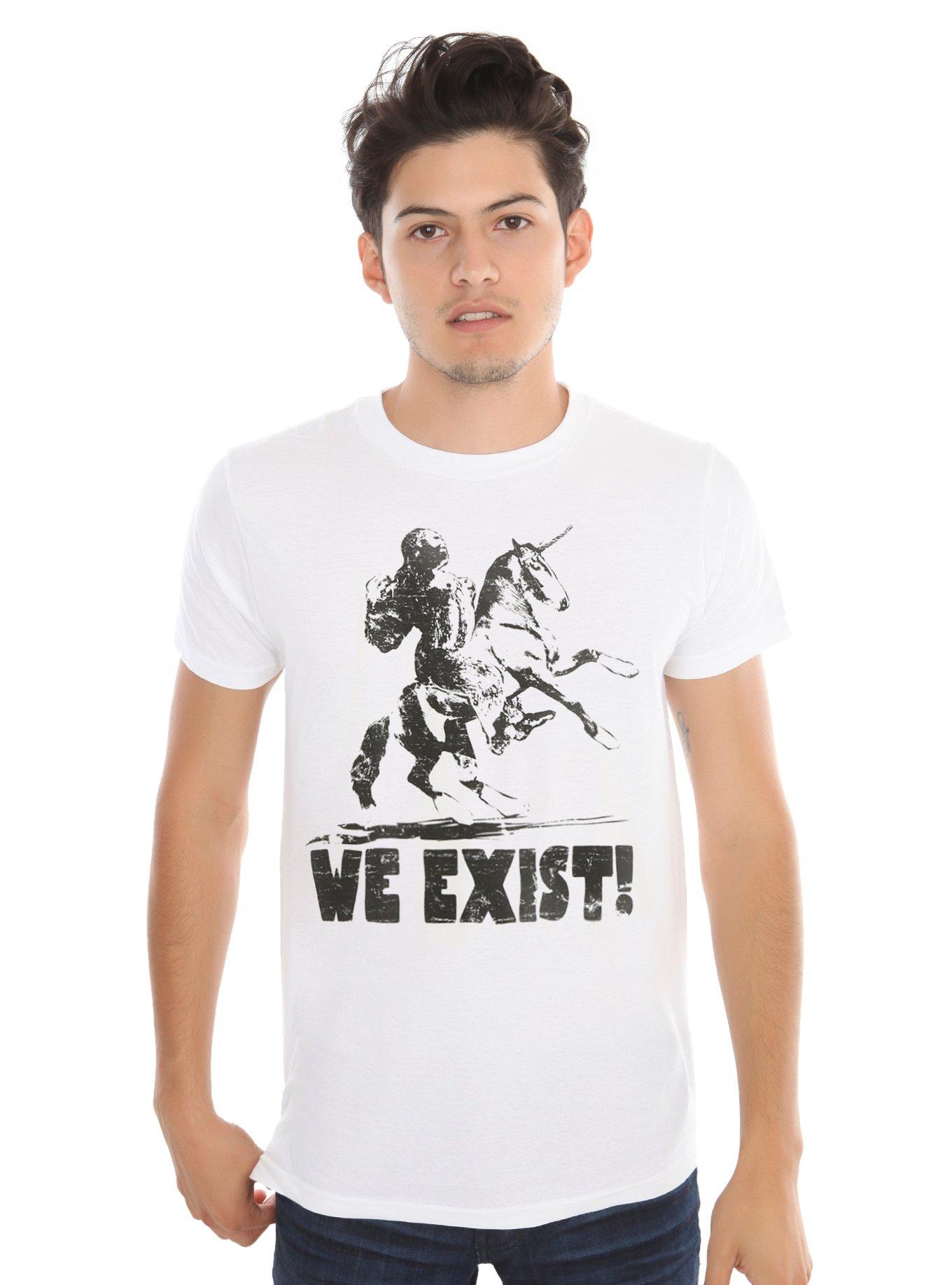 We Exist T-Shirt, WHITE, hi-res