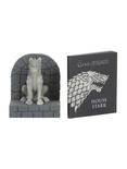 Game Of Thrones Stark Direwolf 3" Statue And Mini Book Set, , hi-res