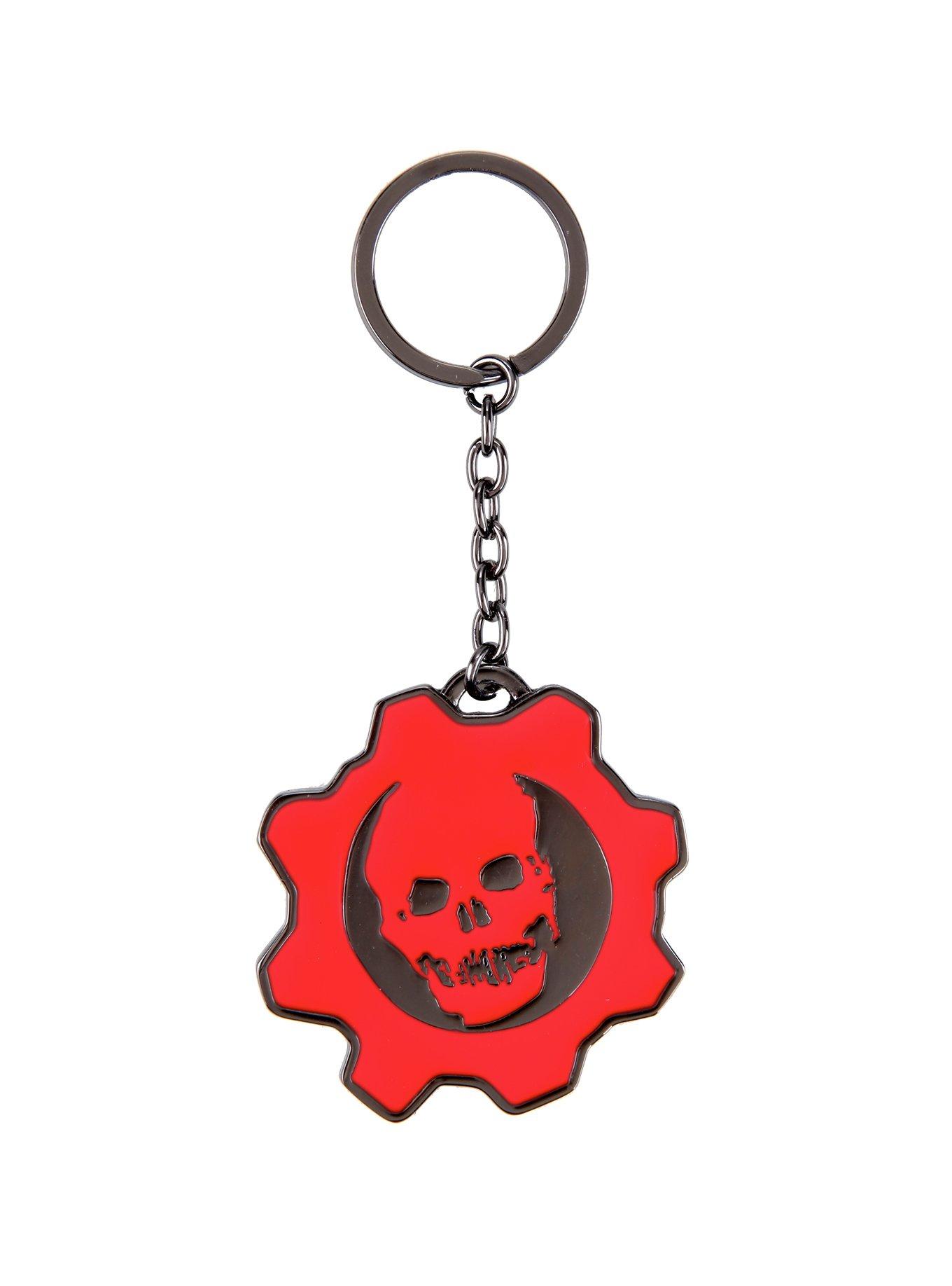 Gears Of War COG Logo Key Chain, , hi-res