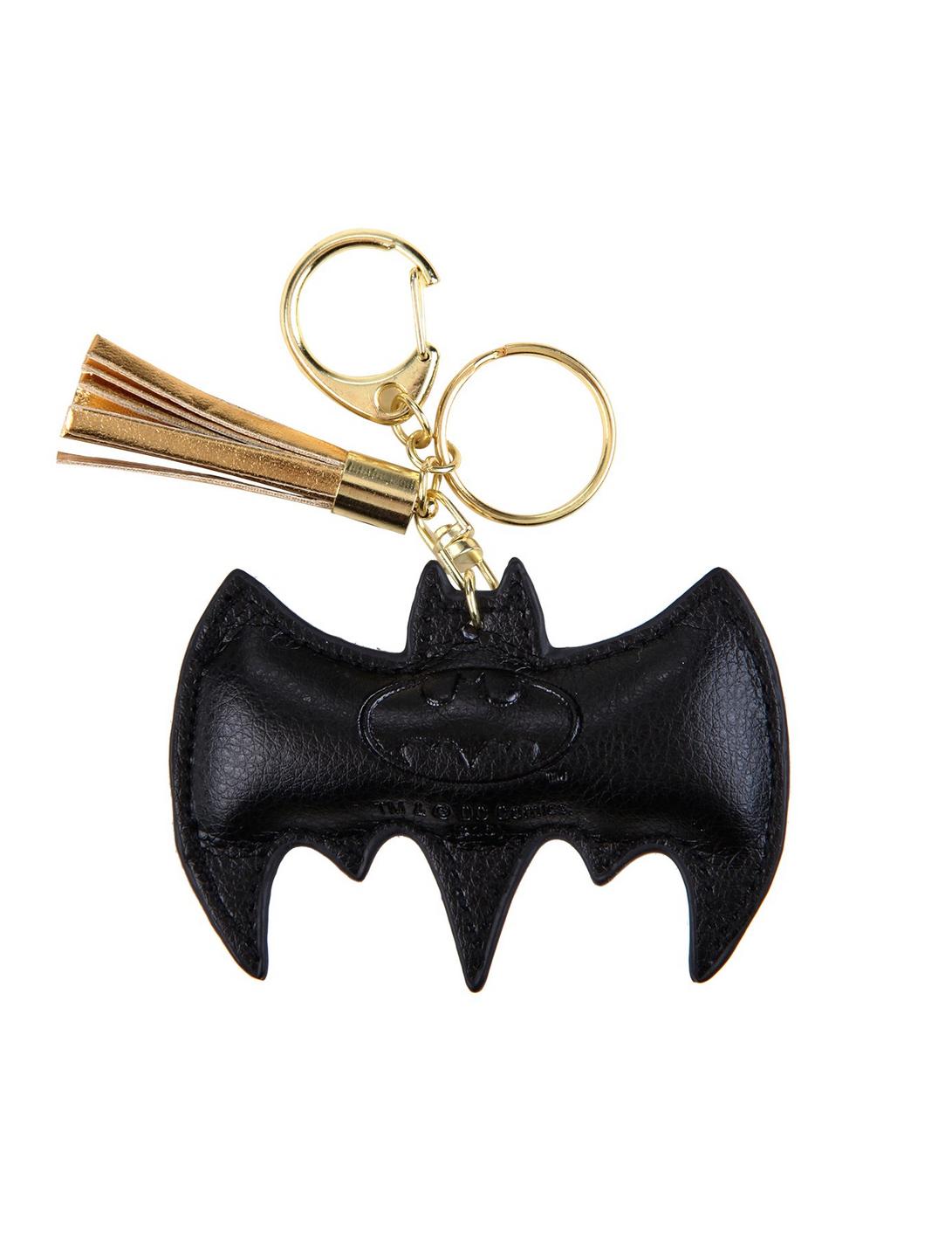 DC Comics Batman Logo Padded Tassel Key Chain, , hi-res