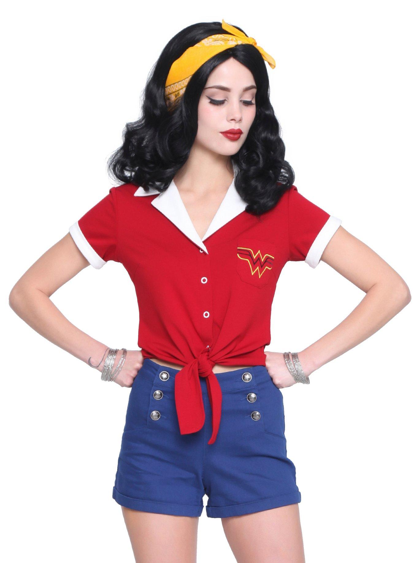 DC Comics Bombshells Wonder Woman Top | Hot Topic