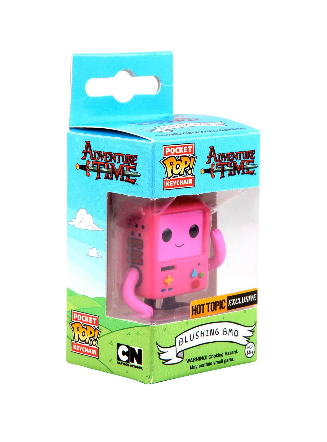 Funko Adventure Time Pocket Pop! Blushing BMO Key Chain Hot Topic Exclusive, , hi-res