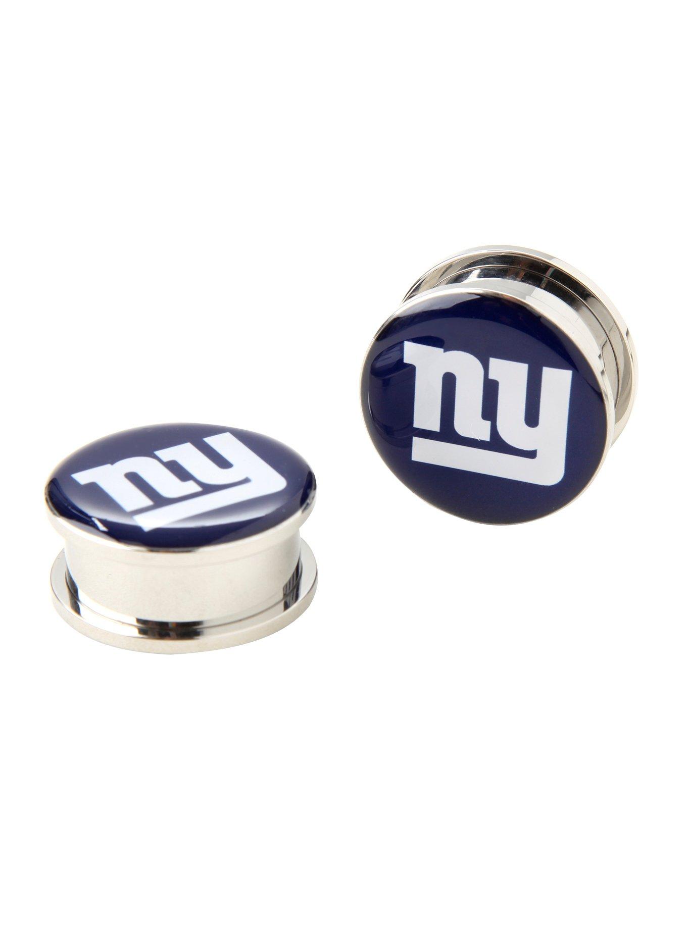 NFL New York Giants Steel Spool Plug 2 Pack, BLUE, hi-res