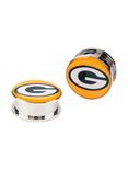 NFL Green Bay Packers Steel Spool Plug 2 Pack, GREEN, hi-res