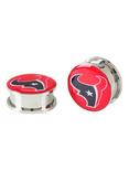 NFL Houston Texans Steel Spool Plug 2 Pack, RED, hi-res