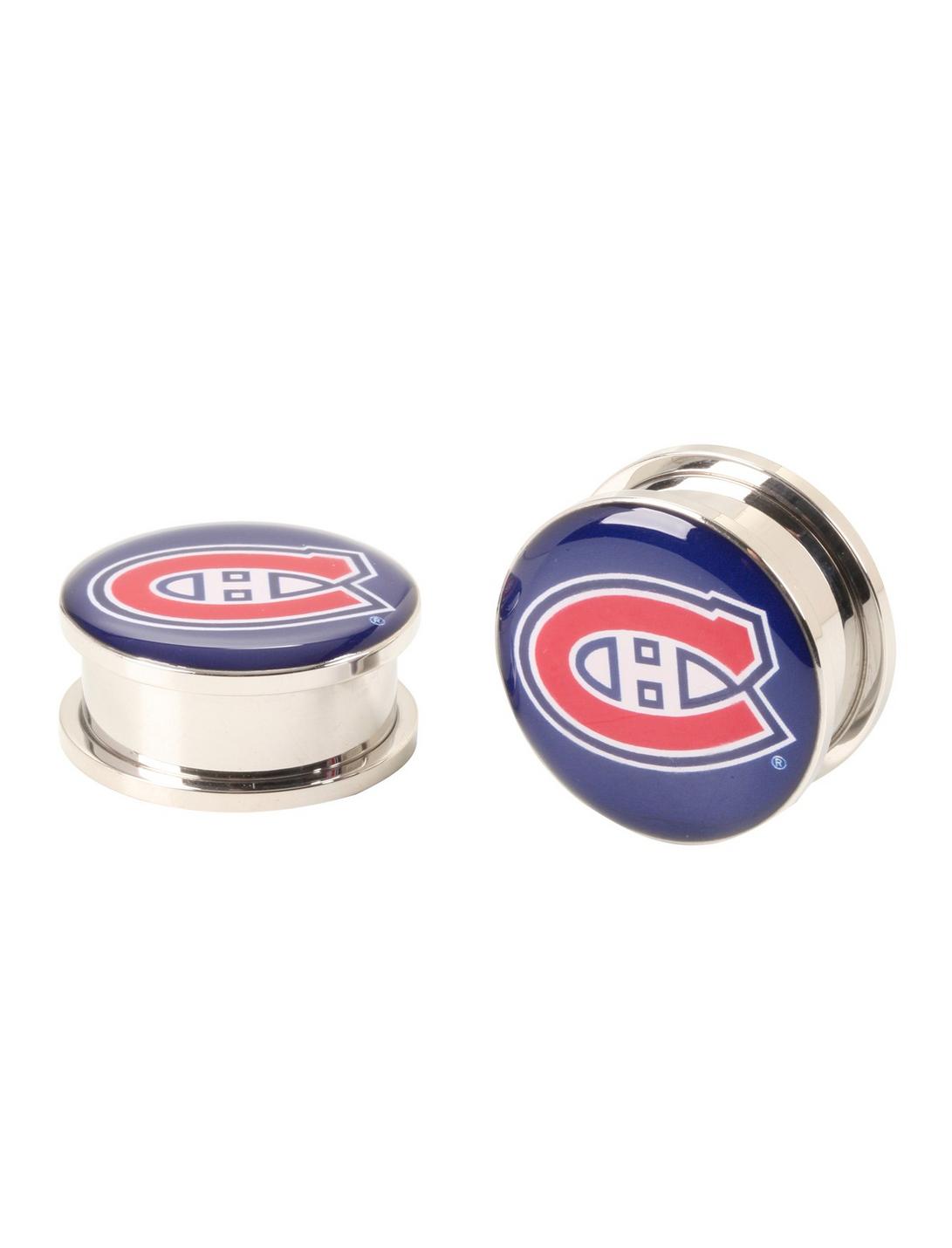 NHL Montreal Canadiens Steel Spool Plug 2 Pack, BLUE, hi-res