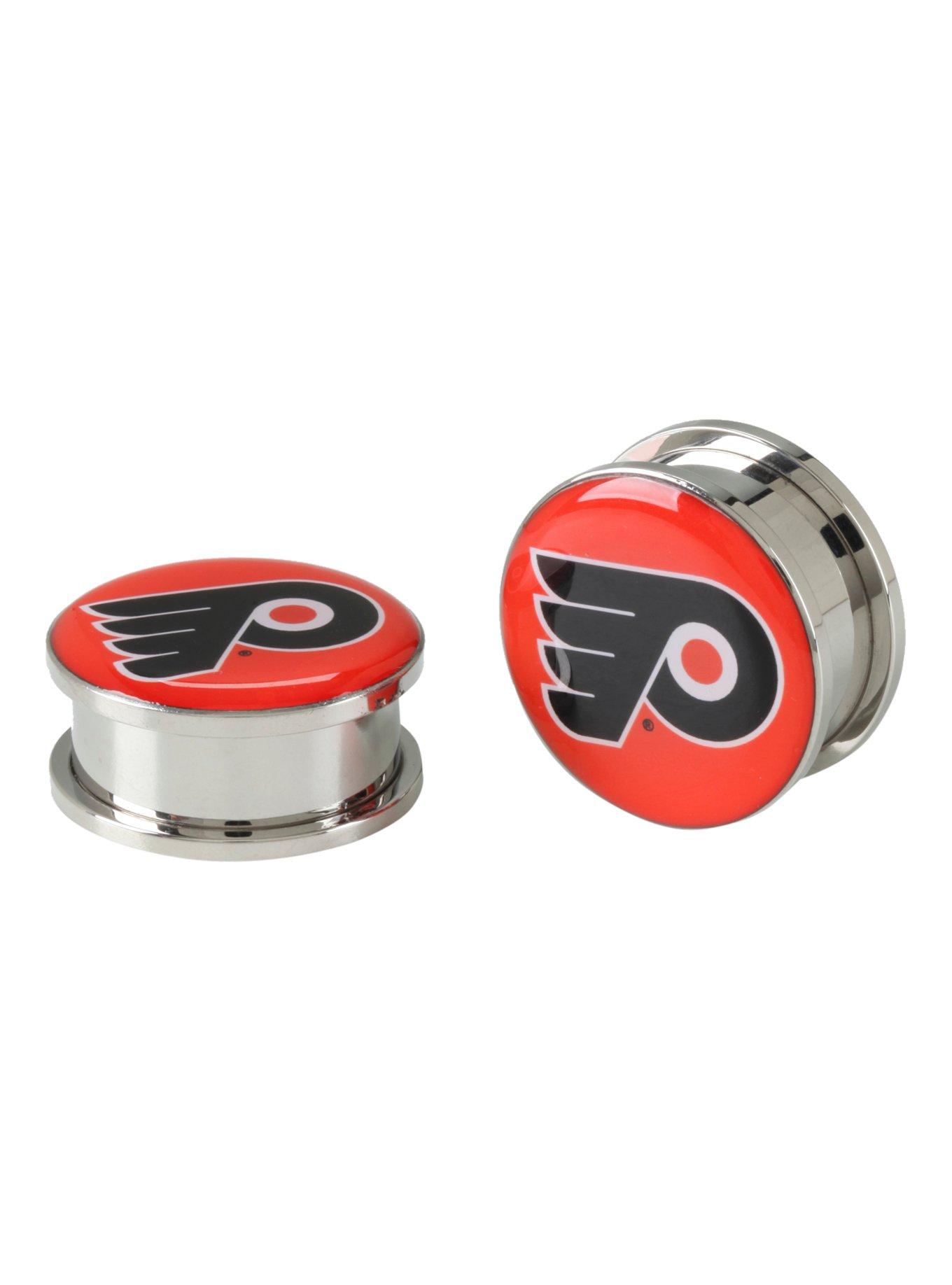 NFL Philadelphia Flyers Steel Spool Plug 2 Pack, ORANGE, hi-res