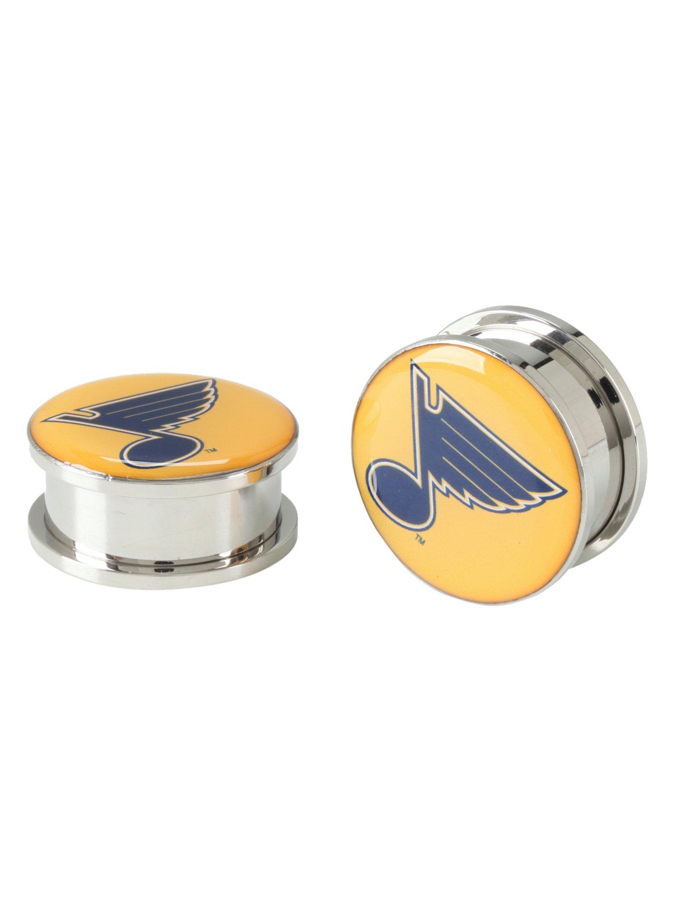 NHL St. Louis Blues Steel Spool Plug 2 Pack, , hi-res