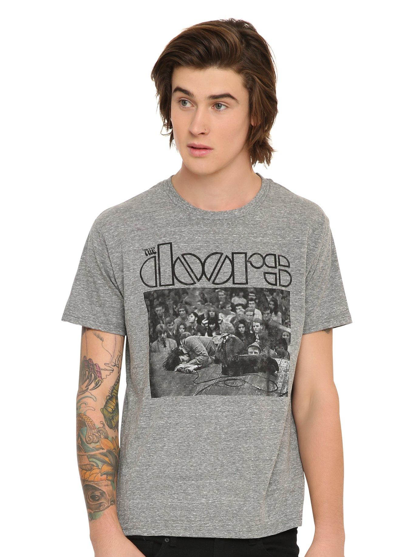 The Doors Jim Passed Out On Stage Tri-Blend T-Shirt, , hi-res