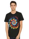 Red Hot Chili Peppers Tie-Dye Logo T-Shirt, BLACK, hi-res