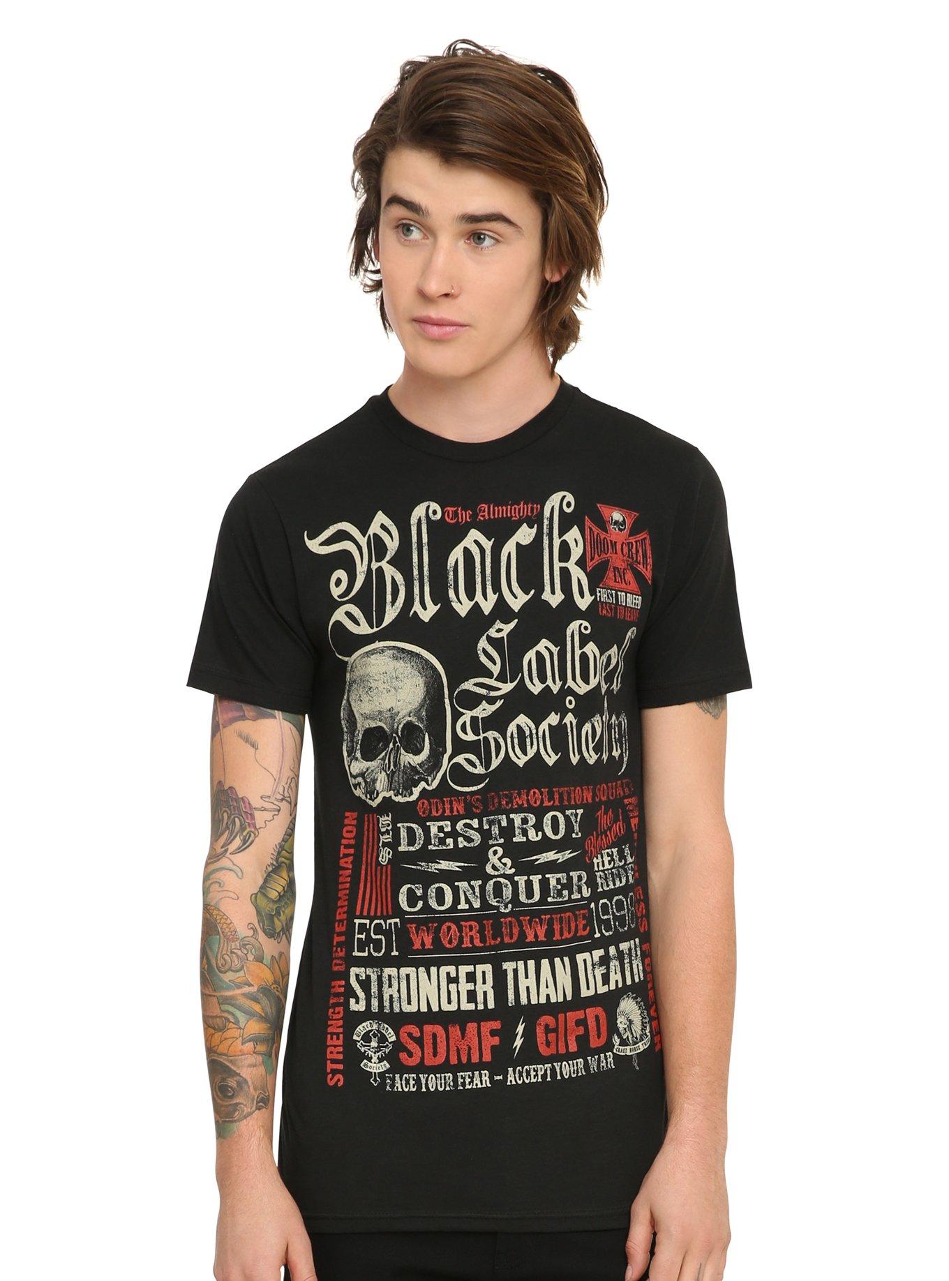 Black Label Society Almighty T-Shirt, BLACK, hi-res