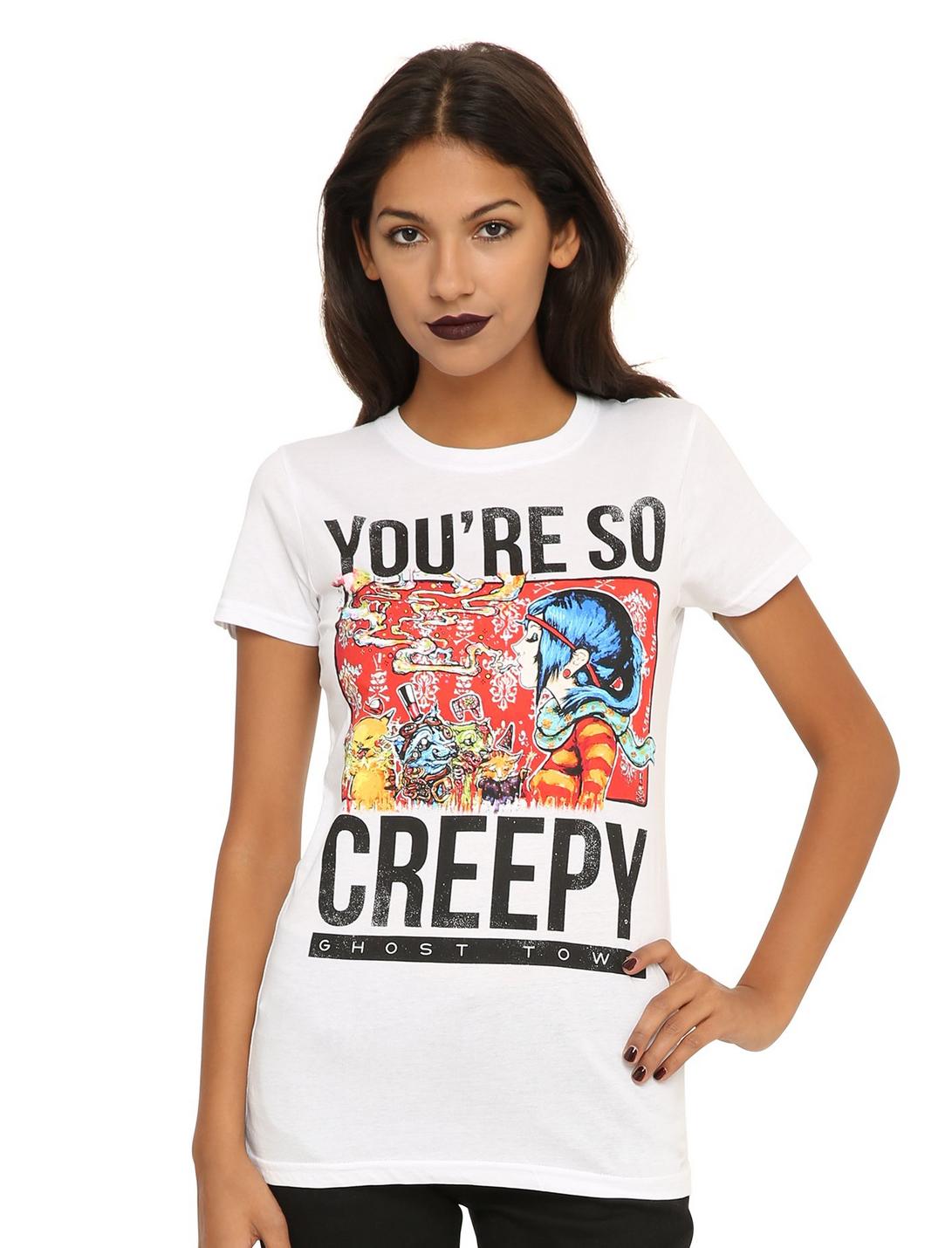 Ghost Town You're So Creepy Girls T-Shirt, , hi-res