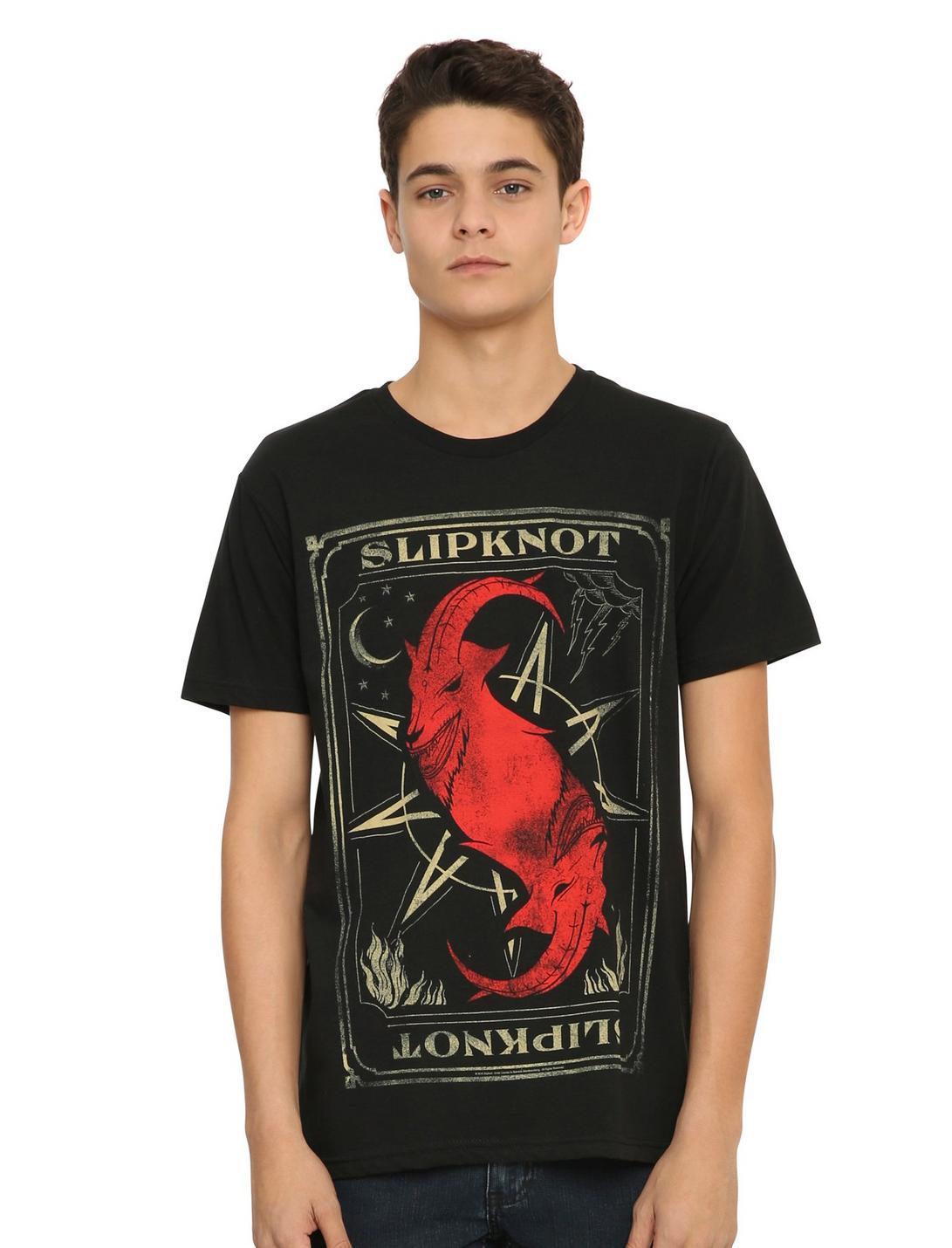 Slipknot Goat Head Tarot T-Shirt, , hi-res