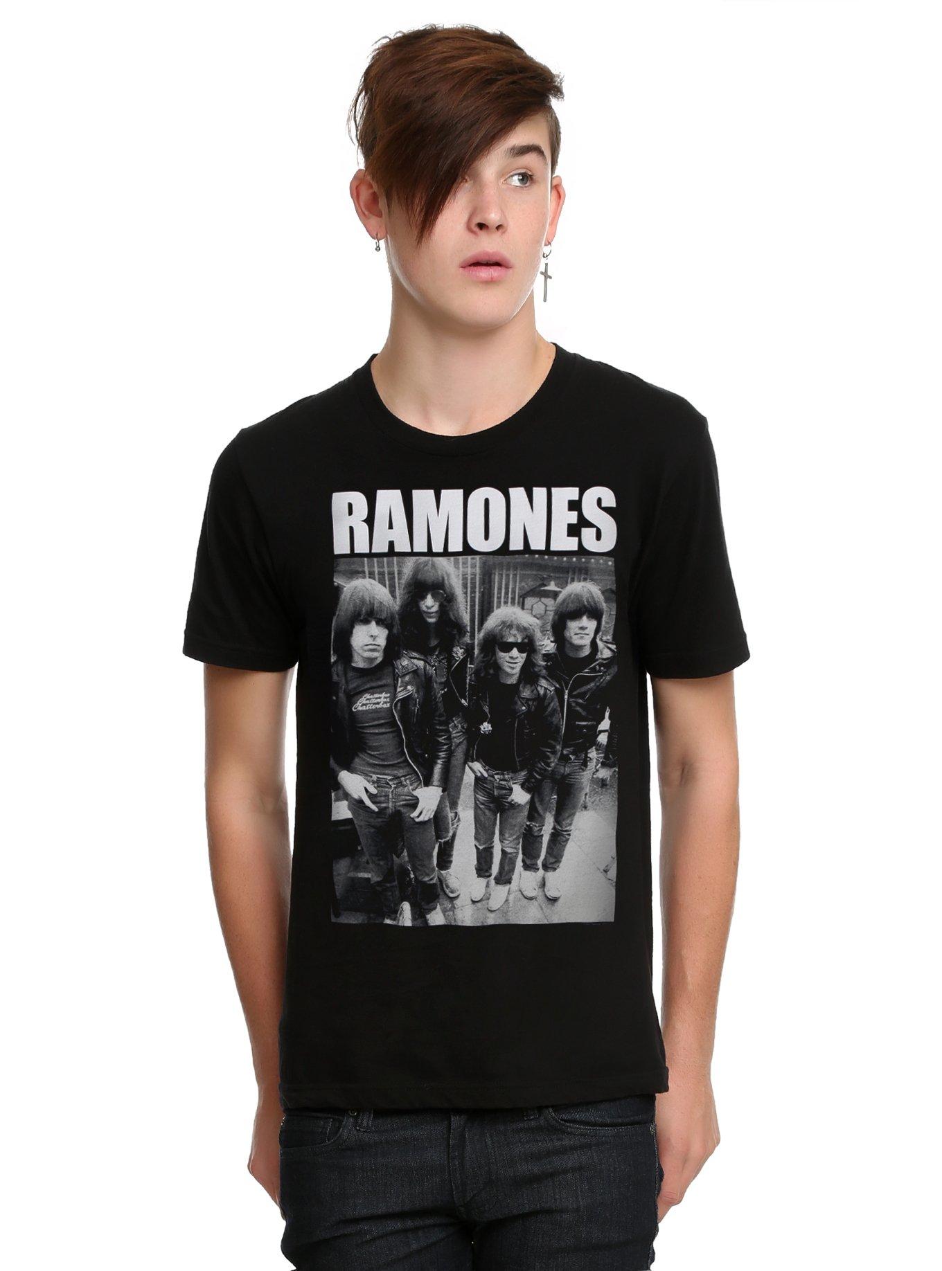 Ramones Band Photo T Shirt Hot Topic