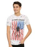 My Chemical Romance Splatter Spider Flag T-Shirt, , hi-res