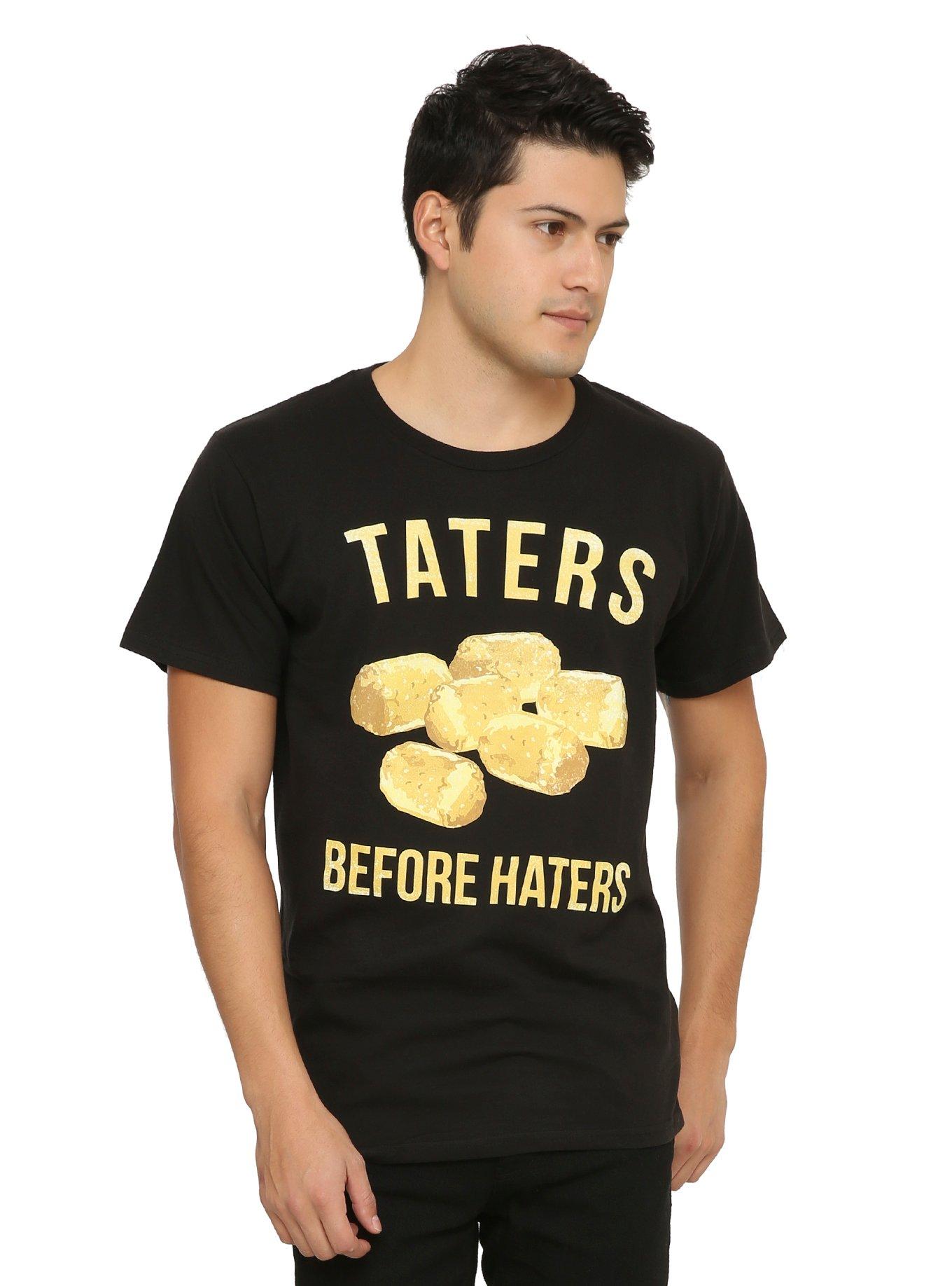 Taters Before Haters T-Shirt, BLACK, hi-res