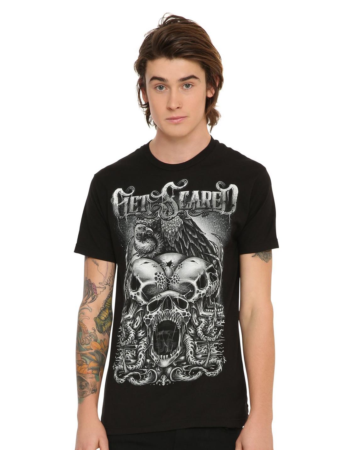 Get Scared Vulture & Skulls T-Shirt, , hi-res