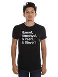 Steven Universe Names T-Shirt, , hi-res