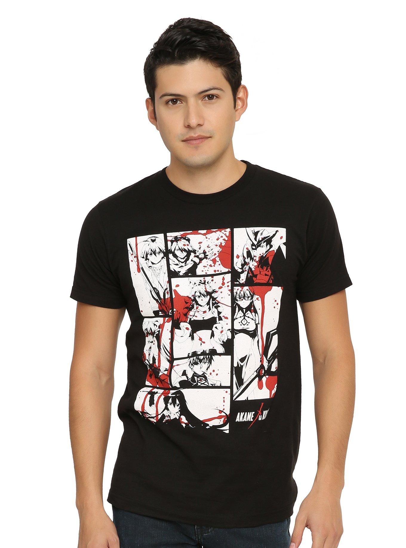 Akame Ga Kill! Bloody Character Panels T-Shirt, , hi-res