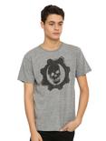 Gears Of War COG Logo T-Shirt, GREY, hi-res