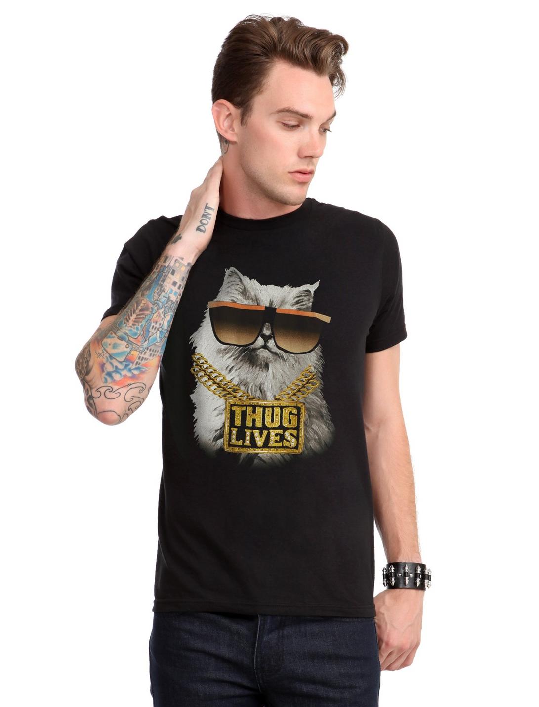 Thug Lives T-Shirt, BLACK, hi-res