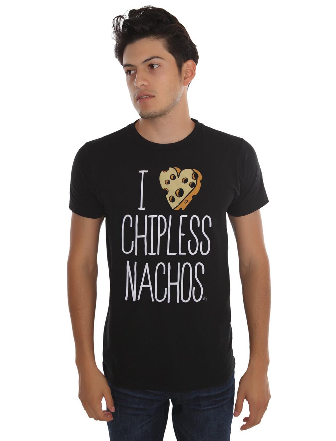 Chipless Nachos T-Shirt, BLACK, hi-res