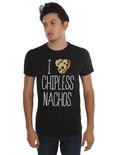 Chipless Nachos T-Shirt, BLACK, hi-res