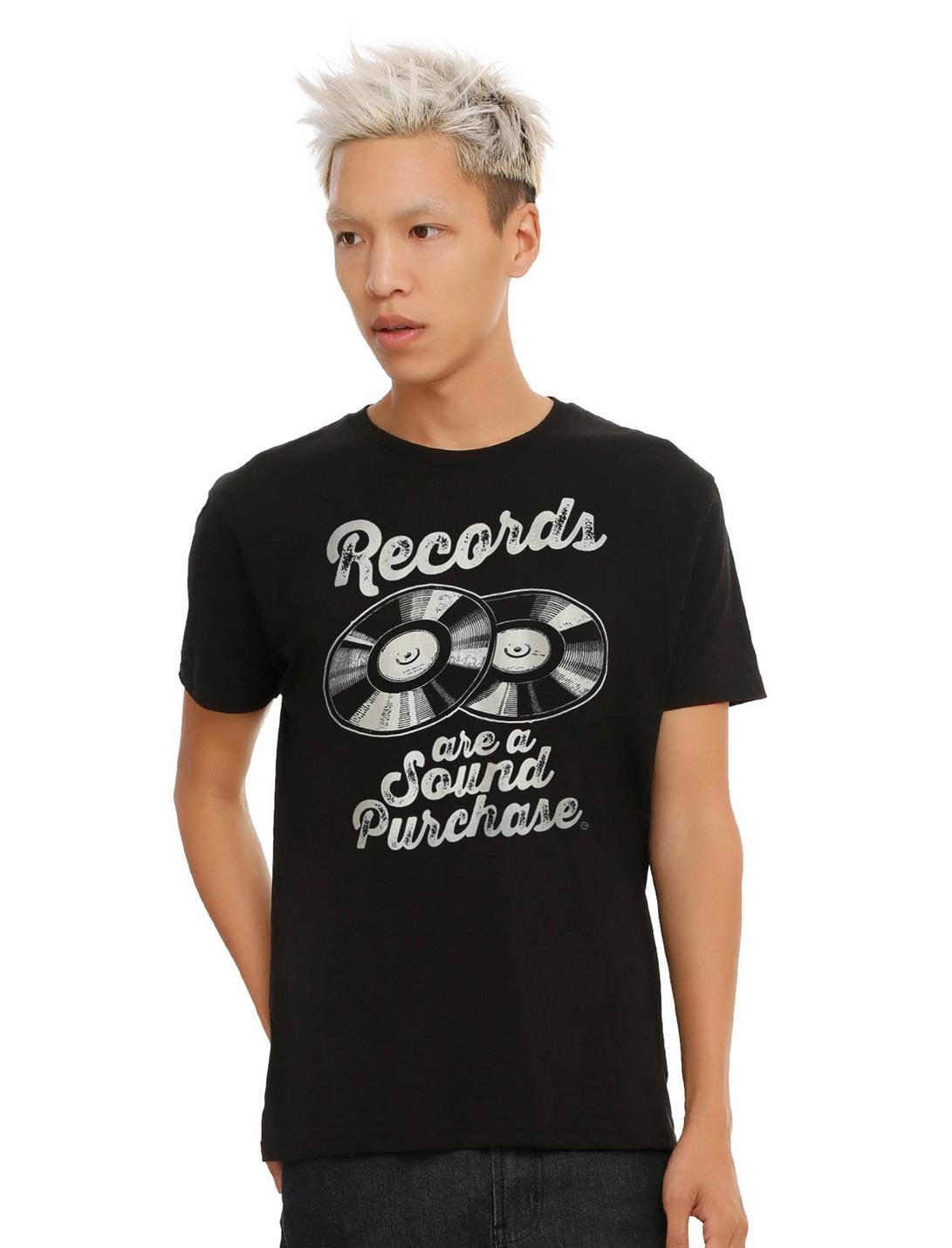 Records Are A Sound Purchase T-Shirt, BLACK, hi-res