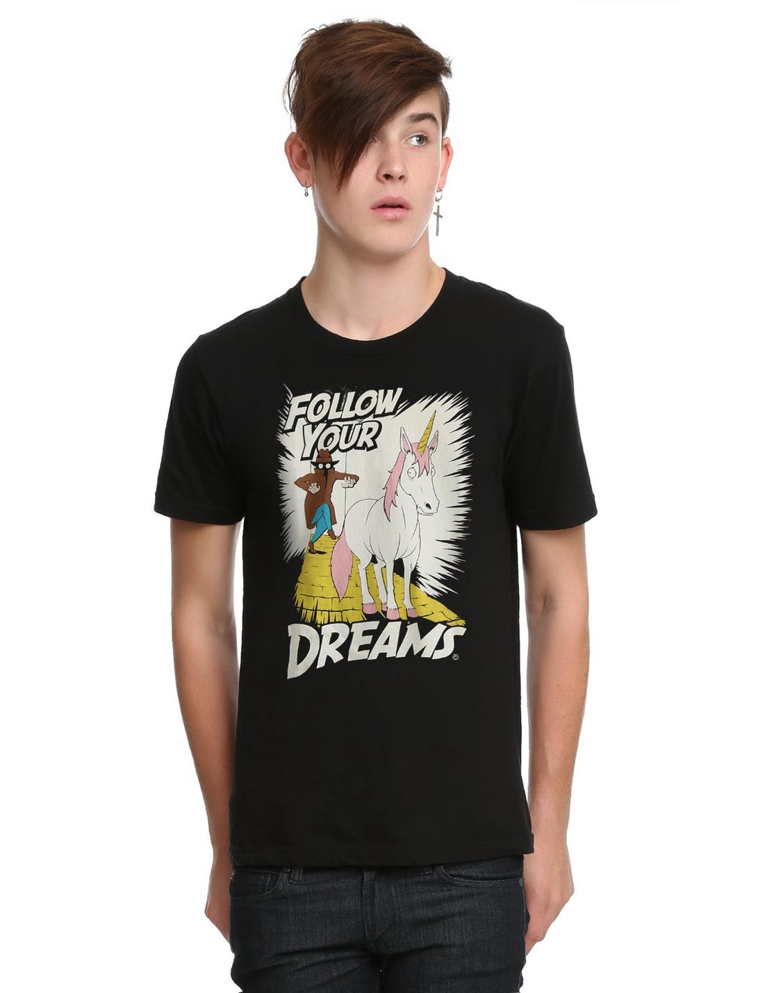 Follow Your Dreams T-Shirt, BLACK, hi-res