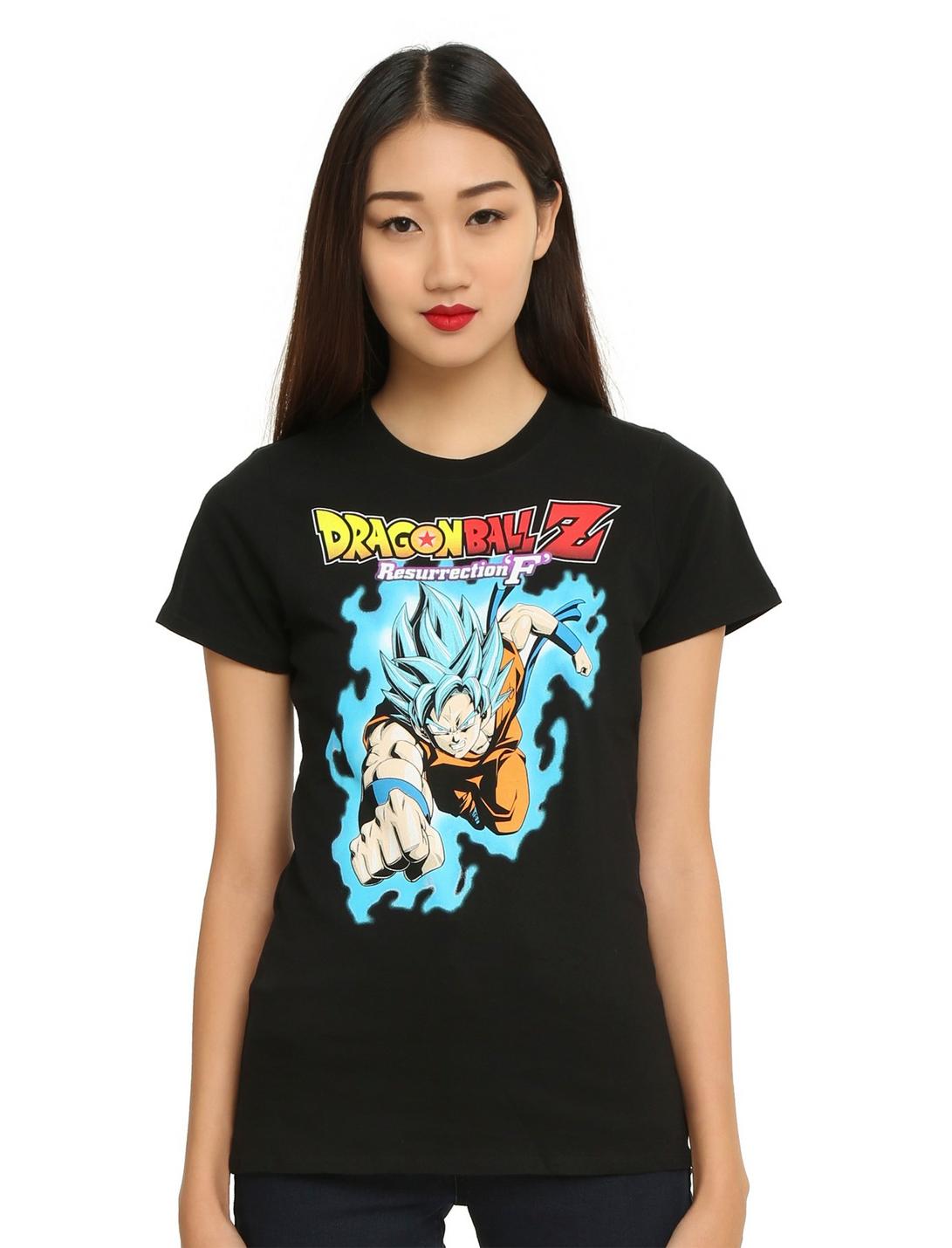 Dragon Ball Z: Resurrection 'F' Super Saiyan God Super Saiyan Gokou Girls T-Shirt, , hi-res
