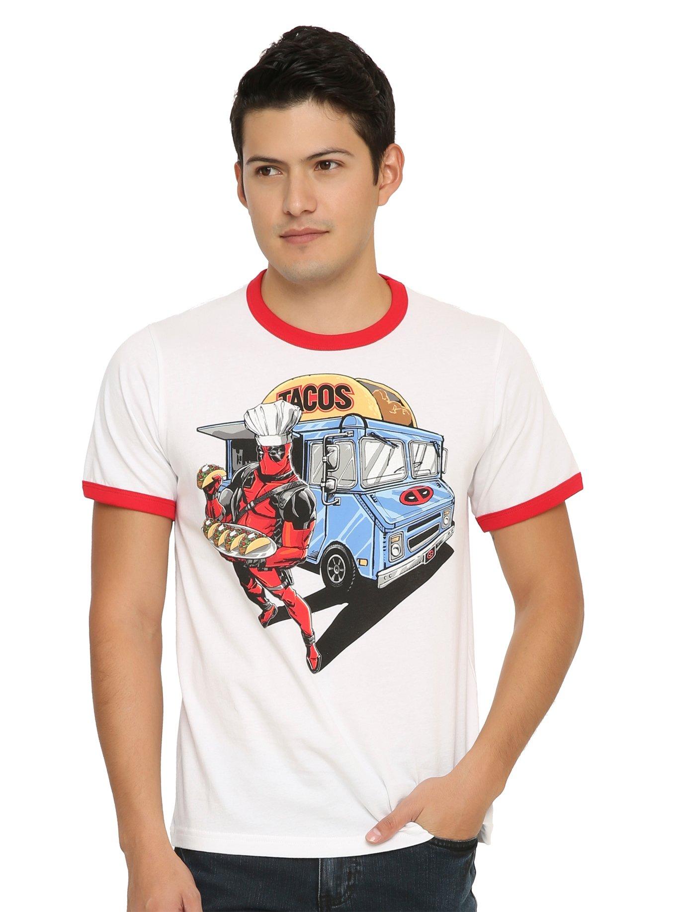 Marvel Deadpool Taco Truck Ringer T-Shirt, , hi-res