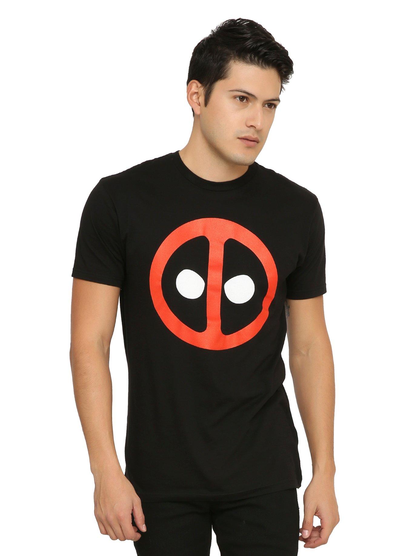 Marvel Deadpool Logo T-Shirt, BLACK, hi-res