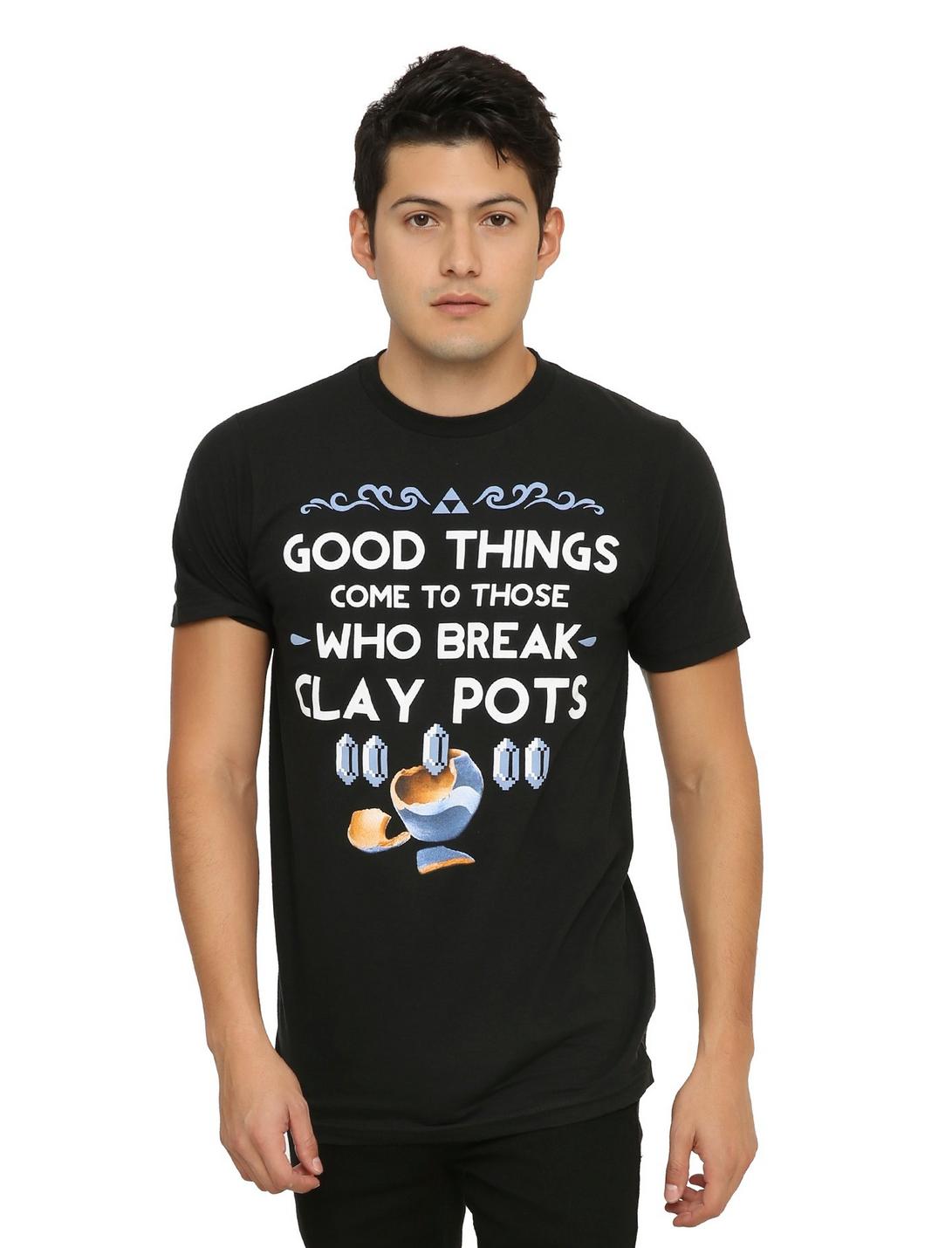 The Legend Of Zelda Clay Pots T-Shirt, , hi-res