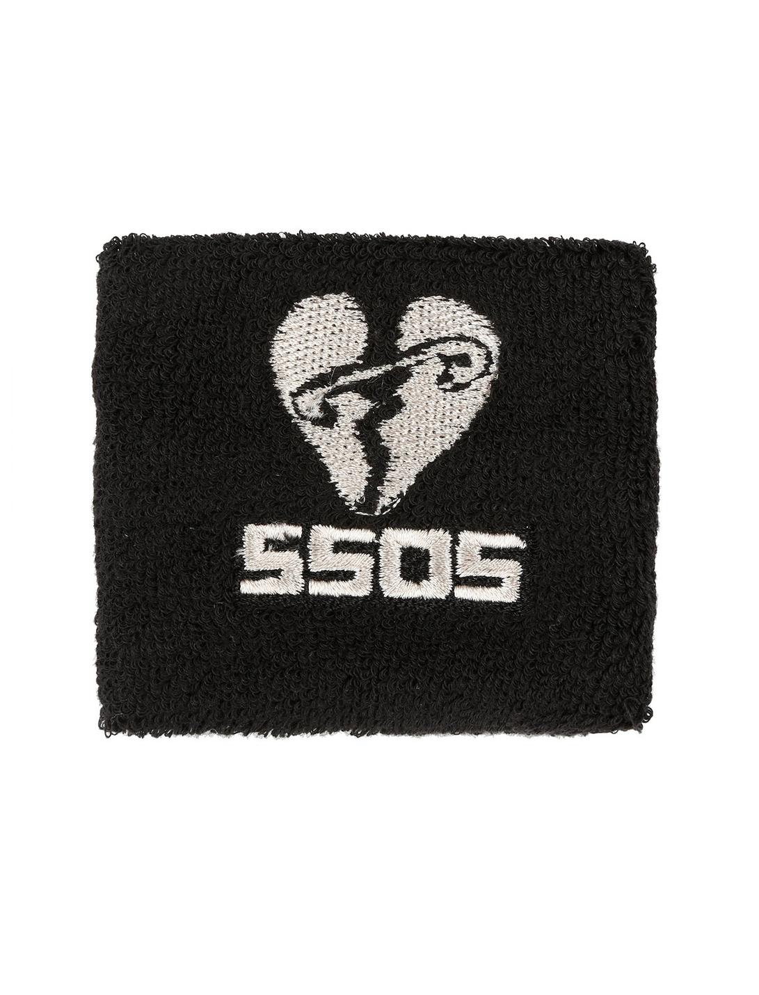 5 Seconds Of Summer 5SOS Heart Terry Wristband, , hi-res