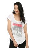 Ramones Band Photo Girls Boyfriend T-Shirt, , hi-res