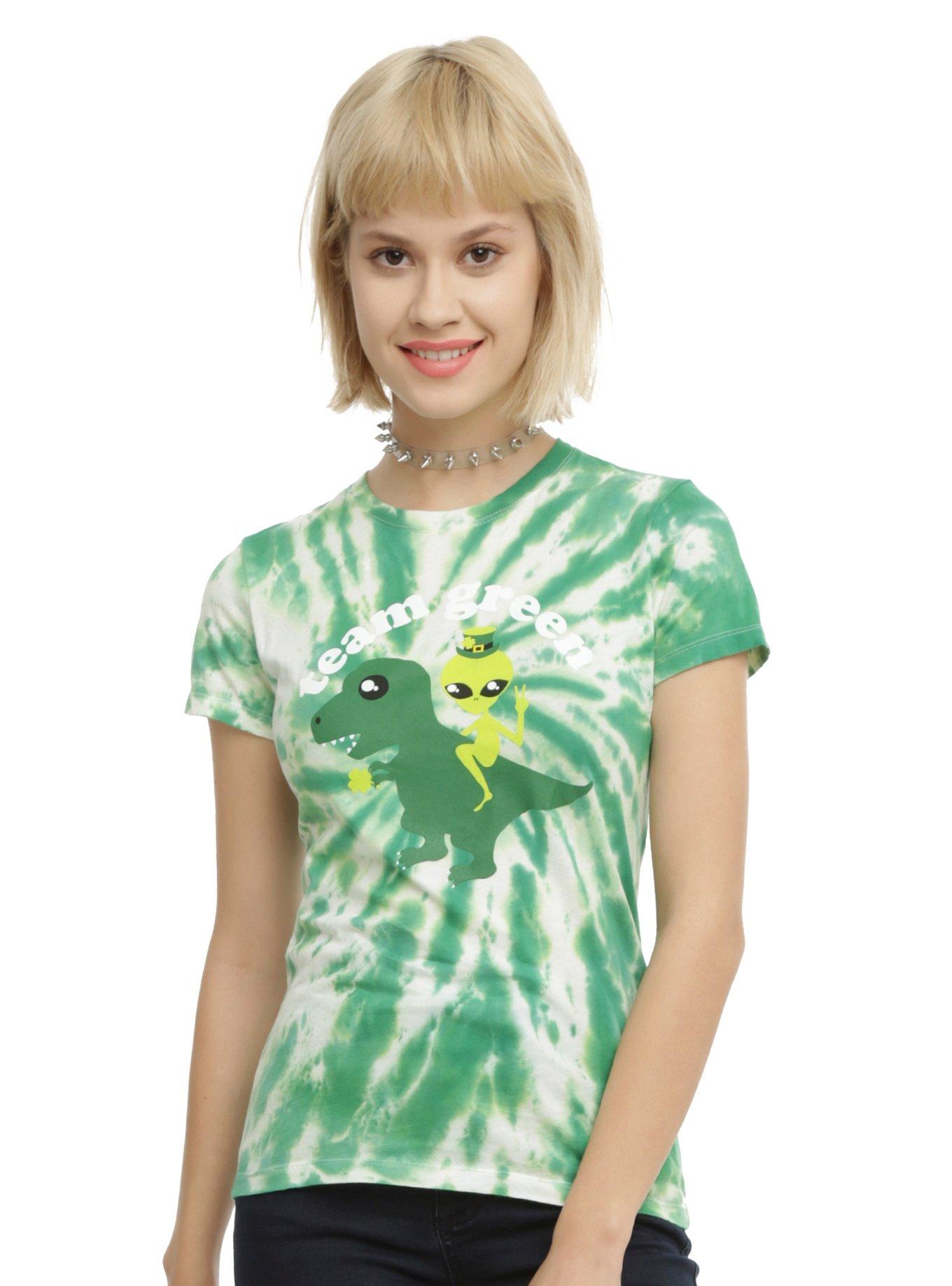 Team Green Girls T-Shirt, TIE DYE, hi-res