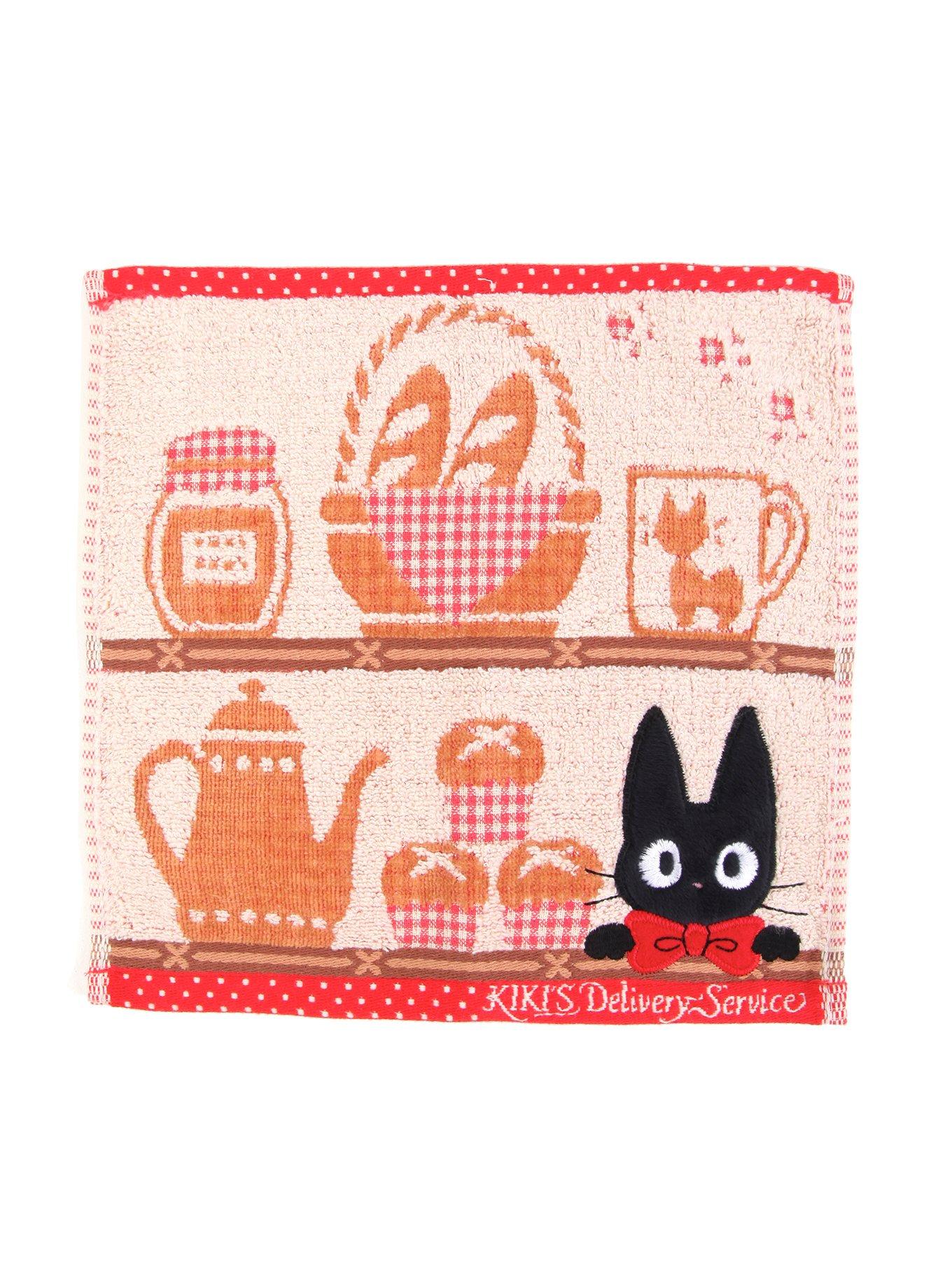 Studio Ghibli Kiki’s Delivery Service Jiji Mini Towel, , hi-res