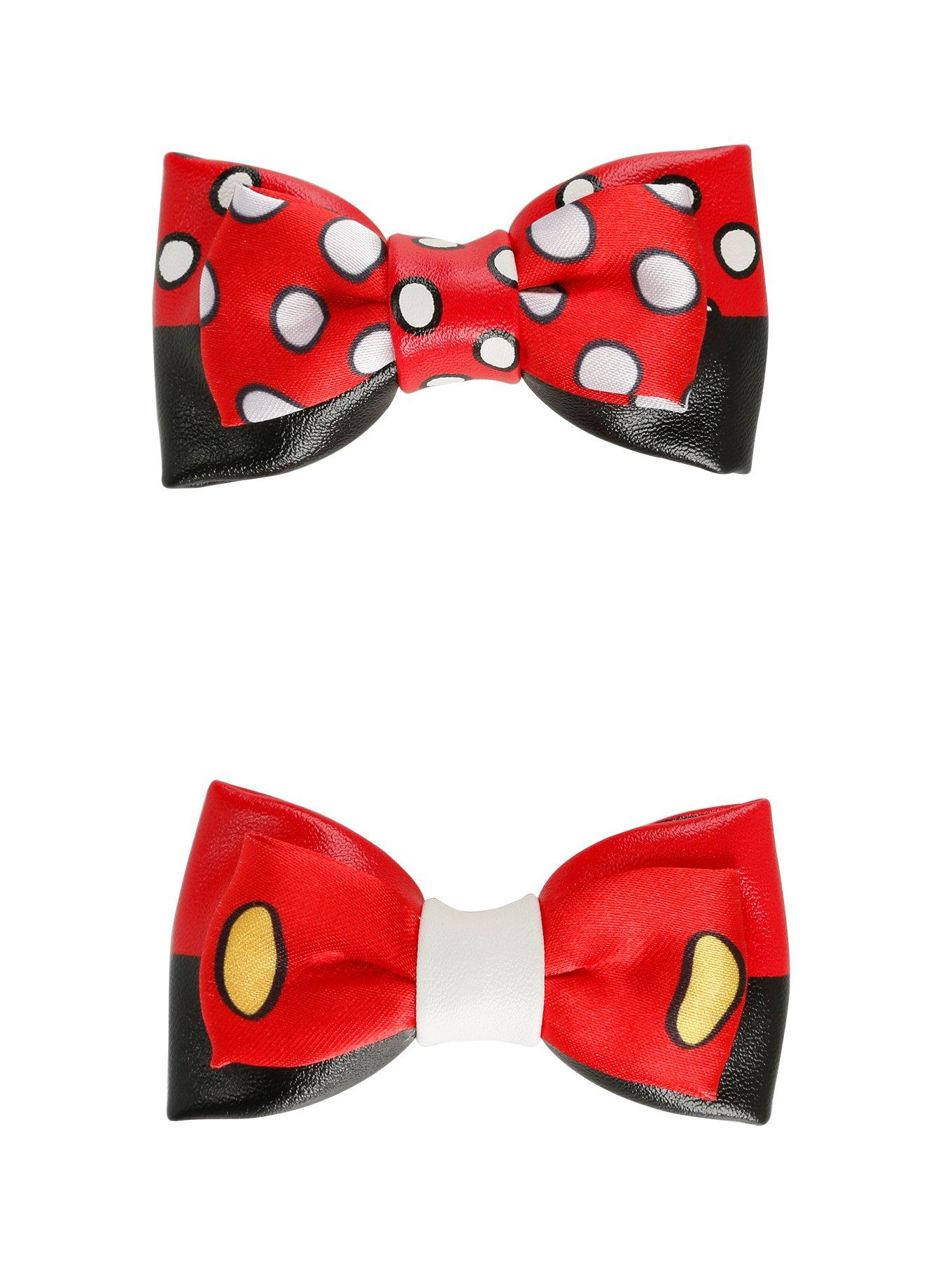 Disney Mickey & Minnie Cosplay Hair Bow Set, , hi-res