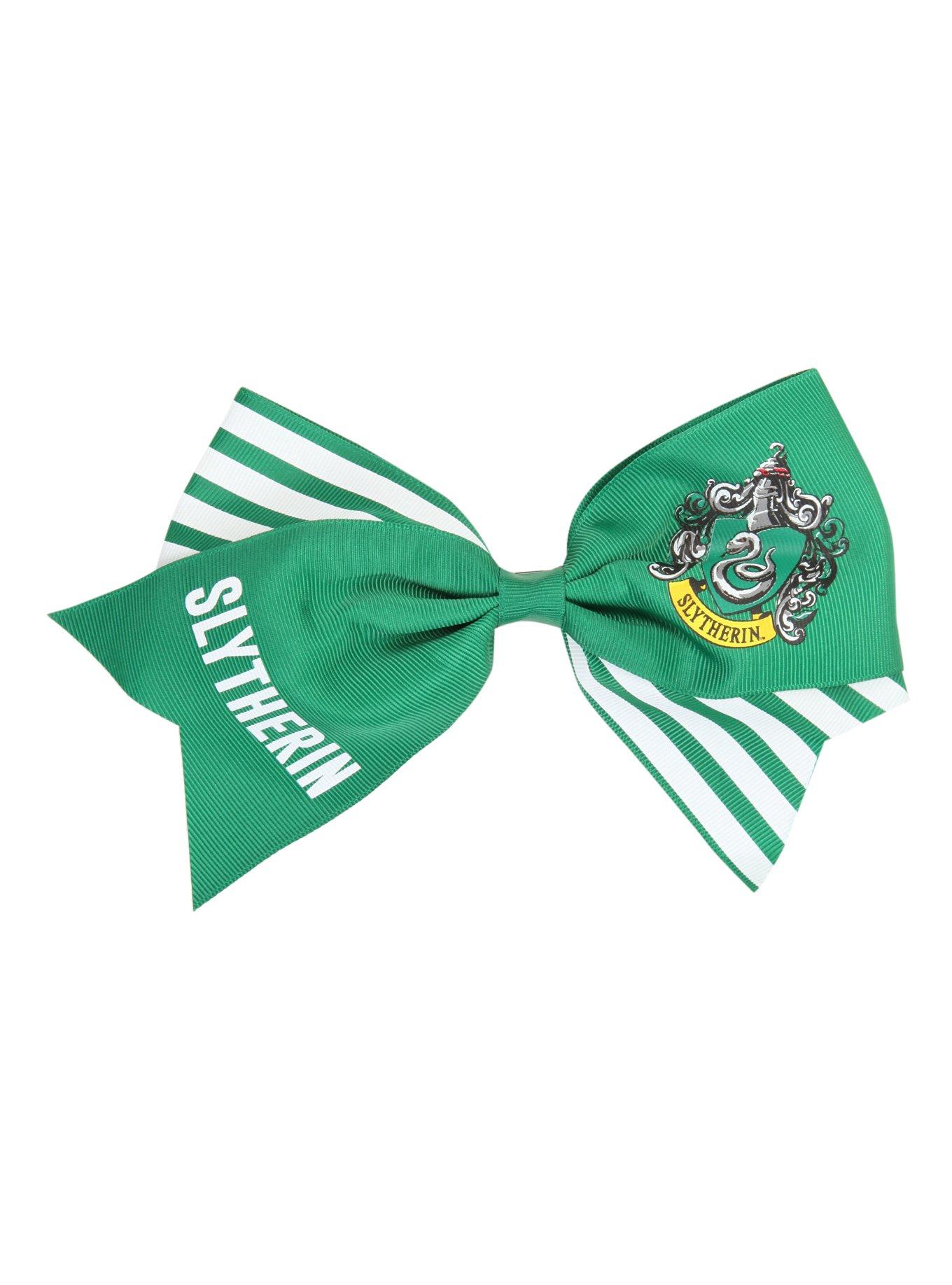 Harry Potter Slytherin Cheer Hair Bow, , hi-res