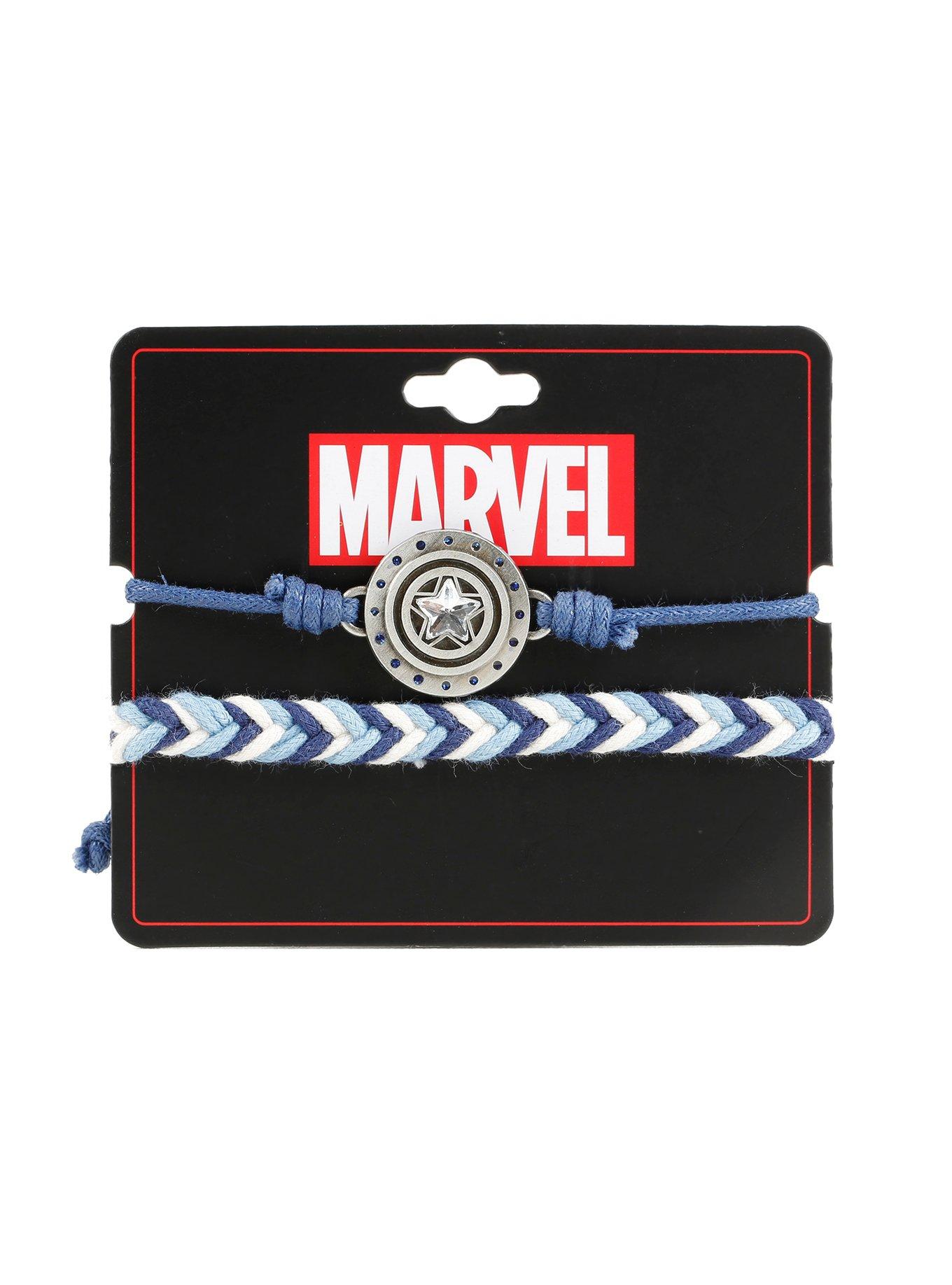 Marvel Captain America Shield Bracelet Set, , hi-res