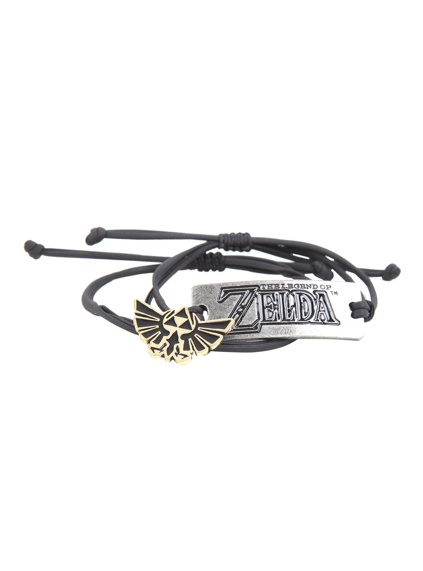 The Legend Of Zelda Triforce & Logo Bracelet Set, , hi-res
