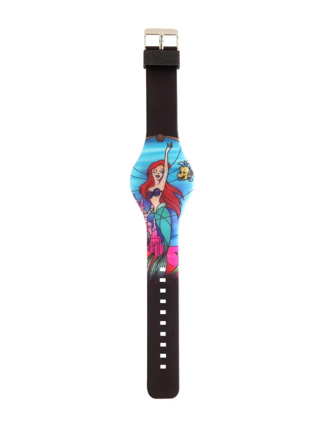 Disney The Little Mermaid Ariel LED Rubber Watch, , hi-res
